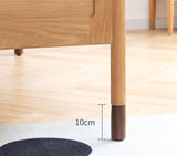 Oak solid wood multi-functional Toddler Bed<