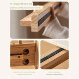 Oak solid wood multi-functional Toddler Bed<