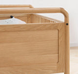 Oak solid wood multi-functional Toddler Bed<