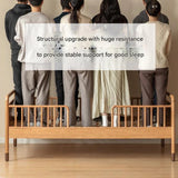 Oak solid wood multi-functional Toddler Bed<