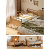 Oak solid wood multi-functional Toddler Bed<