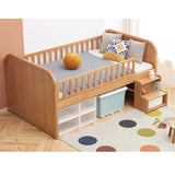 Oak solid wood Multi-function wide storage box bed<