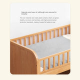 Oak solid wood Multi-function wide storage box bed<