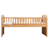 Oak solid wood Multi-function wide storage box bed<
