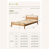 Beech solid wood kids bed
