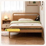Beech solid wood kids bed