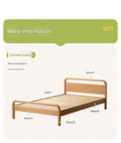Beech solid wood kids bed