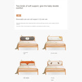 Beech solid wood kids bed