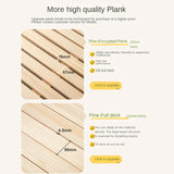 Beech solid wood kids bed