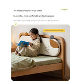 Beech solid wood kids bed