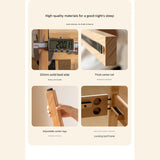Beech solid wood kids bed