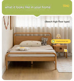 Beech solid wood kids bed