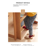 Beech solid wood Multi-functional high bed<