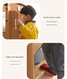 Beech solid wood Multi-functional high bed<