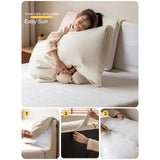 Beech Solid Wood Children's Bed with organic leather.