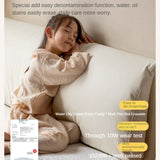 Beech Solid Wood Children's Bed with organic leather.