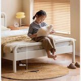 Rubber, Poplar Solid Wood Children's Single Bed
