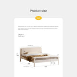 Rubber, Poplar Solid Wood Children's Single Bed