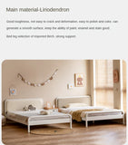 Rubber, Poplar Solid Wood Children's Single Bed