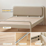 Rubber, Poplar Solid Wood Children's Single Bed