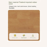 Rubber Wood White Cream Style Children's Soft Bed.