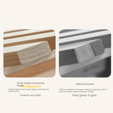 Beech solid wood children's bed with guardrails spliced bed<