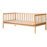 Beech solid wood children's bed with guardrails spliced bed<