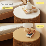 Rubber Solid Wood Cream Style Children's Toy Storage Basket