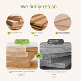 Beech solid wood children's bunk bed