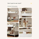 Beech solid wood children's bunk bed