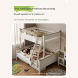 Beech solid wood children's bunk bed