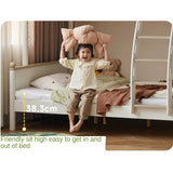 Beech solid wood children's bunk bed