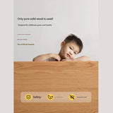 Beech, Oak Solid Wood Children's Bunk Bed.