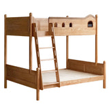 Beech, Oak Solid Wood Children's Bunk Bed.