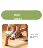 Oak Solid Wood Adjustable Height Kids Soft Chair.
