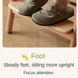 Beech Solid Wood Children's Adjustable Learning Chair.