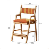 Beech Solid Wood Children's Adjustable Learning Chair.