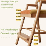 Beech Solid Wood Children's Adjustable Learning Chair.