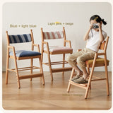 Beech Solid Wood Children's Adjustable Learning Chair.