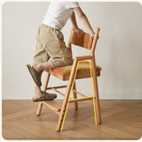 Beech Solid Wood Children's Adjustable Learning Chair.