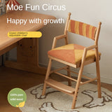 Beech Solid Wood Children's Adjustable Learning Chair.