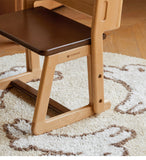 Beech Solid Wood Children's Multi-function Step Ladder Chair.