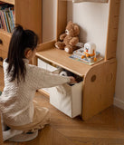 Beech, Solid Rubberwood Children's Coat Rack