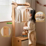 Beech, Solid Rubberwood Children's Coat Rack