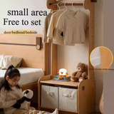 Beech, Solid Rubberwood Children's Coat Rack