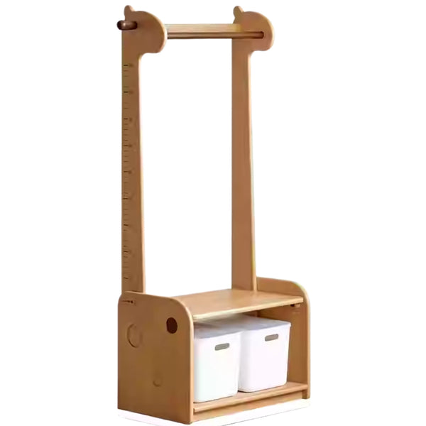 Beech, Solid Rubberwood Children's Coat Rack – WEHOMZ