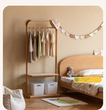 Beech Solid Wood Kids Floor Hanger