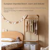 Beech Solid Wood Kids Floor Hanger