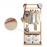 Beech Solid Wood Kids Floor Hanger