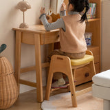 Beech Solid Wood Children's Study Writing Desk.